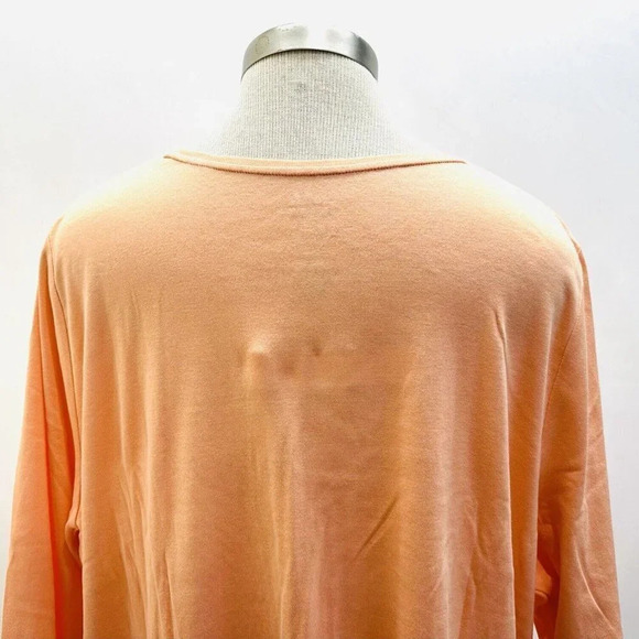 NWT CROFT & BARROW Women Long Sleeve Pullover Cotton The Classic Tee Shirt Sz 2X - Picture 8 of 12